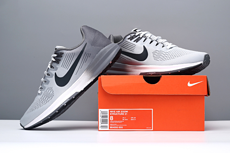 Nike Air Zoom StrucTure 21 Grey White Shoes